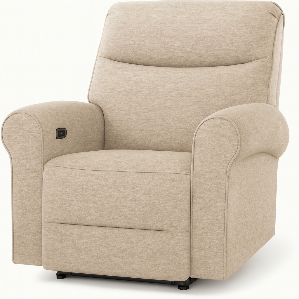 MCombo power wall hugger recliner chair designed for small spaces with plush cushions and lift function
