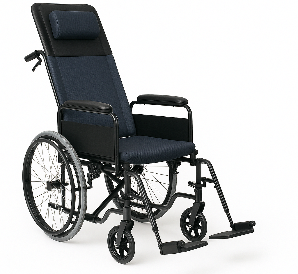 Best lightweight wheelchairs for seniors β reclining wheelchair with padded seat, adjustable headrest, and supportive frame for comfort and mobility.