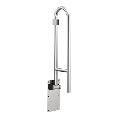 Moen Home Care 30 inch flip-up bathroom grab bar with textured grip for elderly Moen Home Care 30 inch flip-up bathroom grab bar with textured grip for elderly safety