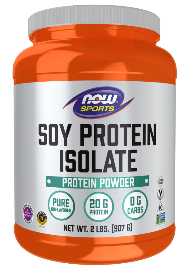 best soy protein powder for seniors – NOW Foods Soy Protein Isolate unflavored non-GMO powder with complete amino acid profile for muscle support