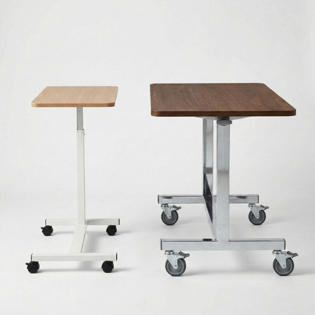 comparison of different overbed tables for seniors 