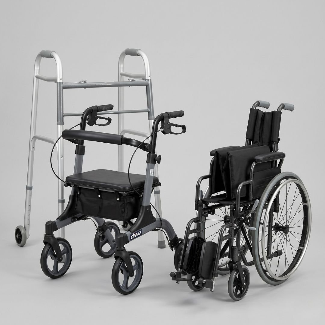 Walker vs Rollator vs Wheelchair: How to Choose Over Time